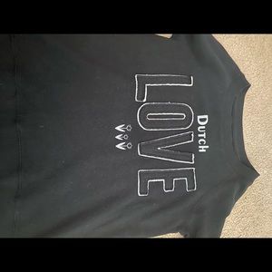 Dutch Bros black sweatshirt